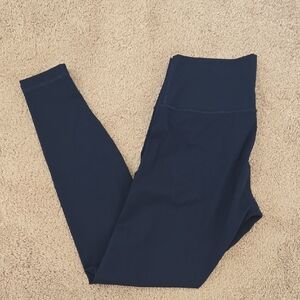EUC Lululemon Wunder Under High Rise Tight, Size 10 In True Navy